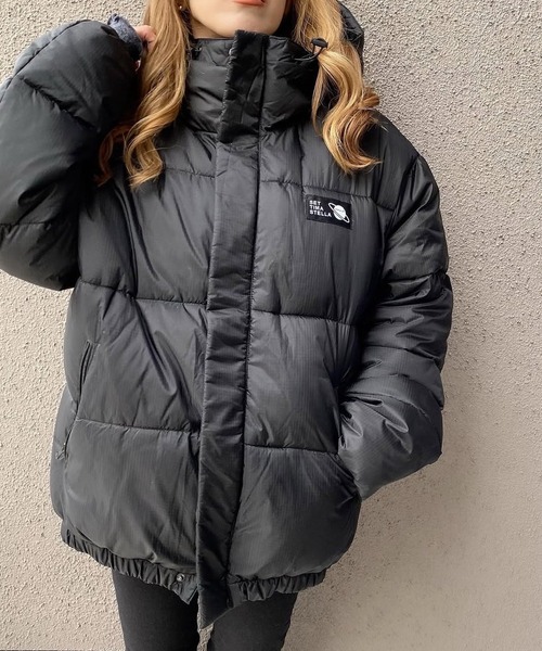 merrylatte（メリーラテ）の「軽量 ヴィンテージデザインストレッチサイドスリットエコダウンCT【Primaras】（ダウンジャケット/コート・レディース・ブラック・FREE）」の5枚目の写真