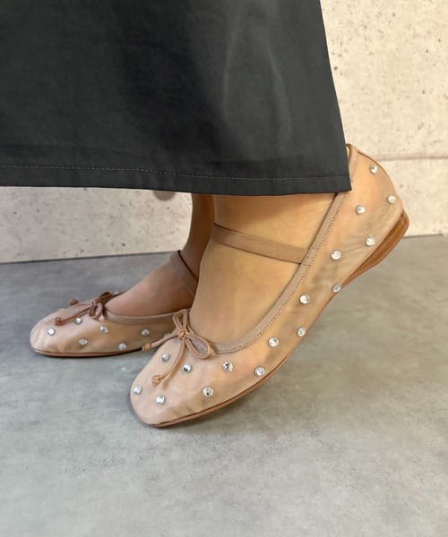 Jeffrey Campbell(ジェフリーキャンベル)の「シアーパンプス(バレエシューズ・レディース・ブラック/ベージュ・35/36/37/38/39)」の17枚目の写真