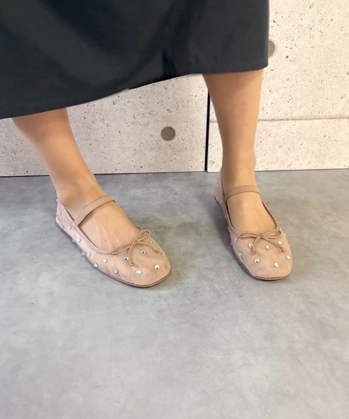 Jeffrey Campbell(ジェフリーキャンベル)の「シアーパンプス(バレエシューズ・レディース・ブラック/ベージュ・35/36/37/38/39)」の14枚目の写真