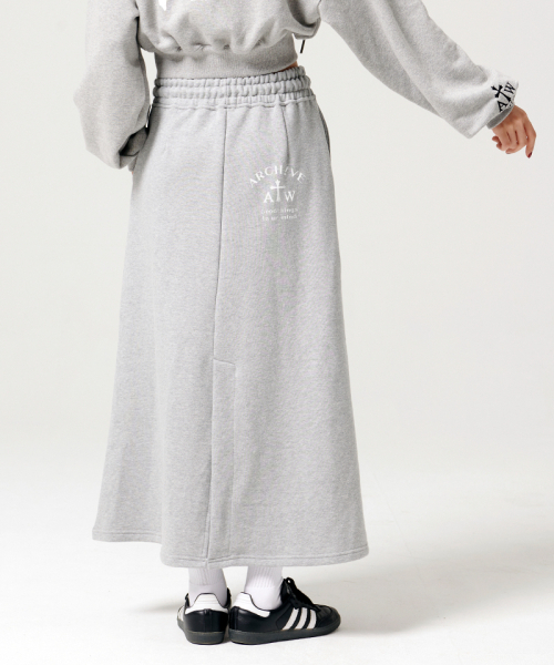 ARTISTWEAR（アーティストウェア）の「[ATW]ブリンイットオンロングスカート（スカート・レディース・ブラック/グレー・SMALL/MEDIUM）」の7枚目の写真