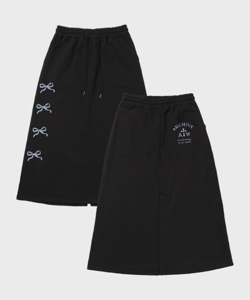 ARTISTWEAR（アーティストウェア）の「[ATW]ブリンイットオンロングスカート（スカート・レディース・ブラック/グレー・SMALL/MEDIUM）」の8枚目の写真