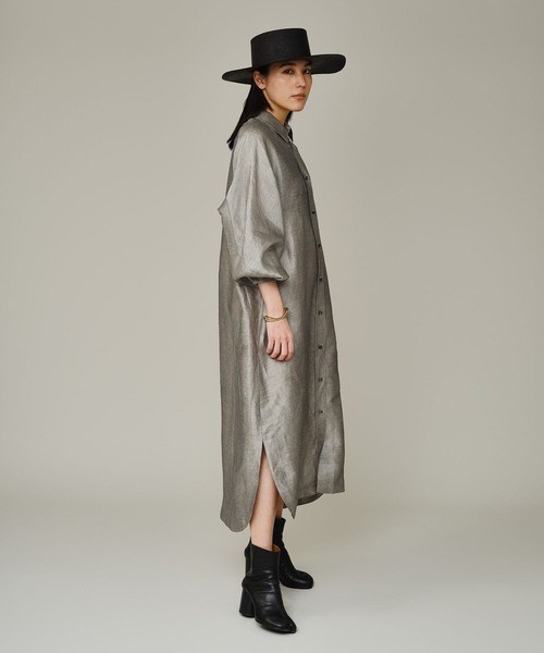 Chaos（カオス）の「Chaos(カオス)/ モルテルシャツワンピース（ワンピース・レディース・ベージュ・FREE）」の4枚目の写真