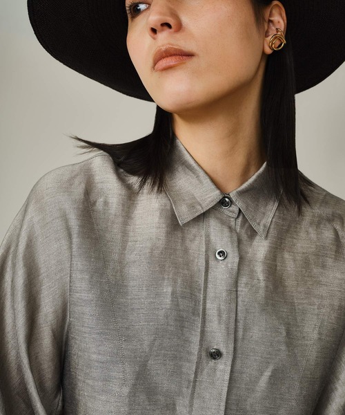 Chaos（カオス）の「Chaos(カオス)/ モルテルシャツワンピース（ワンピース・レディース・ベージュ・FREE）」の7枚目の写真