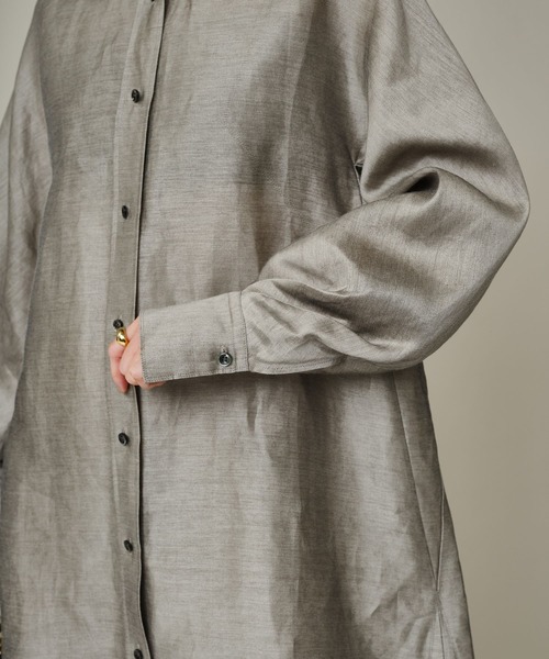 Chaos（カオス）の「Chaos(カオス)/ モルテルシャツワンピース（ワンピース・レディース・ベージュ・FREE）」の8枚目の写真