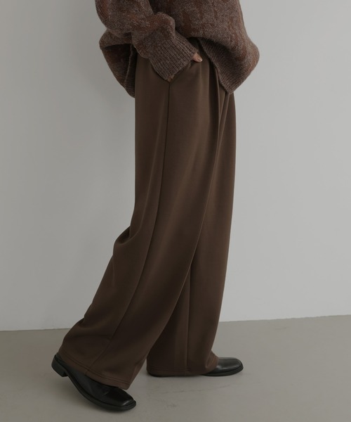 ボンディングタックワイドパンツ（スラックス）｜hellam（へラム）の