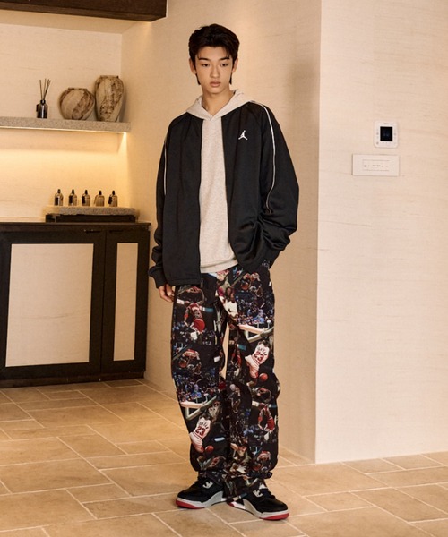 JORDAN BRAND（ジョーダンブランド）の「《セットアップ対応商品》ジョーダン ブルックリン メンズ トリコット トラックジャケット / Jordan Brooklyn Men's Tricot Track Jacket IO0745-010 Black（ブルゾン・メンズ・ブラック・XL/L/S/2XL/M）」の5枚目の写真