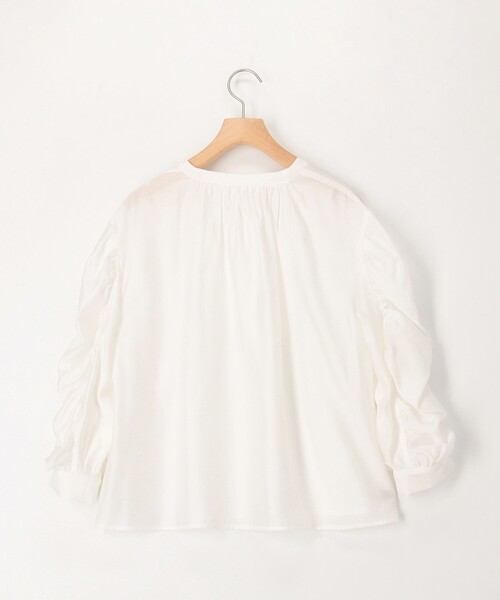 NOLLEY'S（ノーリーズ）の「シルキーローン袖ギャザーブラウス（シャツ