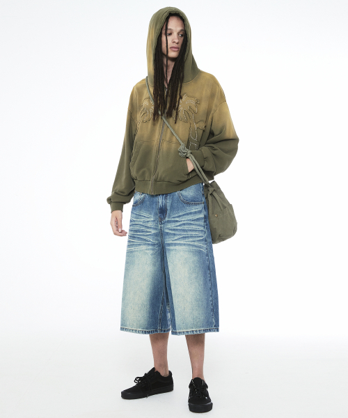 SSERPE(セルぺ)の「スネークバミューダデニムパンツヴィンテージブルー(その他パンツ・レディース・その他・SMALL/MEDIUM/LARGE)」の7枚目の写真