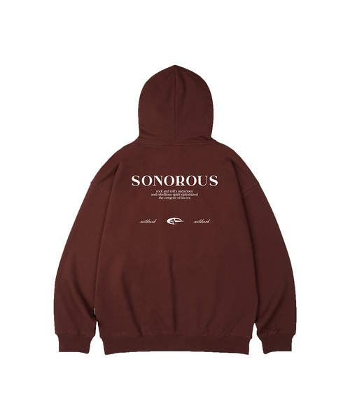 WILDROCK(ワイルドロック)の「SONOROUS オーバーサイズ フードパーカー_10 COL(パーカー・メンズ・ブラック/ベージュ/ネイビー/ブラウン/ピンク/ブルー/アイボリー/ダークグレー/バーガンディー/チャコール・SMALL/MEDIUM/LARGE)」の10枚目の写真