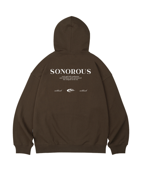 WILDROCK(ワイルドロック)の「SONOROUS オーバーサイズ フードパーカー_10 COL(パーカー・メンズ・ブラック/ベージュ/ネイビー/ブラウン/ピンク/ブルー/アイボリー/ダークグレー/バーガンディー/チャコール・SMALL/MEDIUM/LARGE)」の13枚目の写真