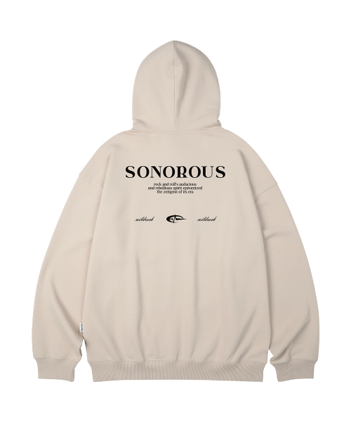 WILDROCK(ワイルドロック)の「SONOROUS オーバーサイズ フードパーカー_10 COL(パーカー・メンズ・ブラック/ベージュ/ネイビー/ブラウン/ピンク/ブルー/アイボリー/ダークグレー/バーガンディー/チャコール・SMALL/MEDIUM/LARGE)」の14枚目の写真