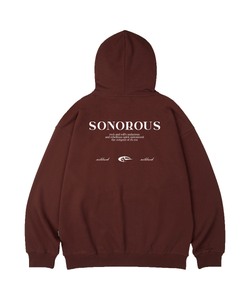 WILDROCK(ワイルドロック)の「SONOROUS オーバーサイズ フードパーカー_10 COL(パーカー・メンズ・ブラック/ベージュ/ネイビー/ブラウン/ピンク/ブルー/アイボリー/ダークグレー/バーガンディー/チャコール・SMALL/MEDIUM/LARGE)」の15枚目の写真