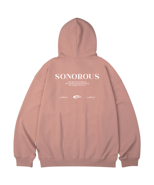 WILDROCK(ワイルドロック)の「SONOROUS オーバーサイズ フードパーカー_10 COL(パーカー・メンズ・ブラック/ベージュ/ネイビー/ブラウン/ピンク/ブルー/アイボリー/ダークグレー/バーガンディー/チャコール・SMALL/MEDIUM/LARGE)」の18枚目の写真
