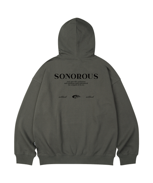 WILDROCK(ワイルドロック)の「SONOROUS オーバーサイズ フードパーカー_10 COL(パーカー・メンズ・ブラック/ベージュ/ネイビー/ブラウン/ピンク/ブルー/アイボリー/ダークグレー/バーガンディー/チャコール・SMALL/MEDIUM/LARGE)」の19枚目の写真