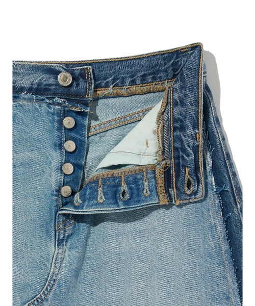 Levi's(リーバイス)の「Levi's/リーバイス デコンストラクテッド エッジ スカート ミディアムインディゴ(デニムスカート・レディース・インディゴブルー・23inch/24inch/25inch/26inch/27inch/28inch)」の9枚目の写真