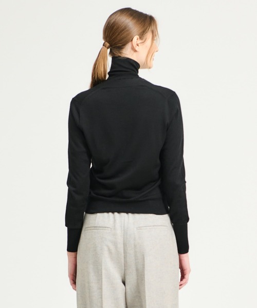 ESTNATION（エストネーション）の「ESTNATION / 20G Vネックカーディガン（カーディガン/ボレロ・レディース・ピンク/ホワイト/ブラック/グレー・FREE）」の6枚目の写真