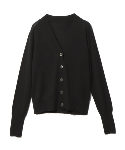 ESTNATION（エストネーション）の「ESTNATION / 20G Vネックカーディガン（カーディガン/ボレロ・レディース・ピンク/ホワイト/ブラック/グレー・FREE）」の8枚目の写真