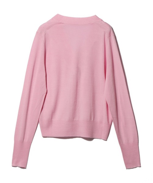 ESTNATION（エストネーション）の「ESTNATION / 20G Vネックカーディガン（カーディガン/ボレロ・レディース・ピンク/ホワイト/ブラック/グレー・FREE）」の12枚目の写真