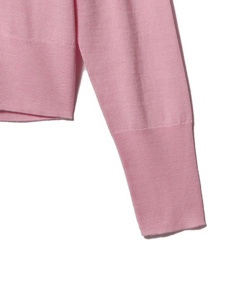 ESTNATION（エストネーション）の「ESTNATION / 20G Vネックカーディガン（カーディガン/ボレロ・レディース・ピンク/ホワイト/ブラック/グレー・FREE）」の14枚目の写真