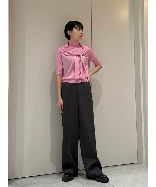 ESTNATION（エストネーション）の「ESTNATION / 20G Vネックカーディガン（カーディガン/ボレロ・レディース・ピンク/ホワイト/ブラック/グレー・FREE）」の20枚目の写真