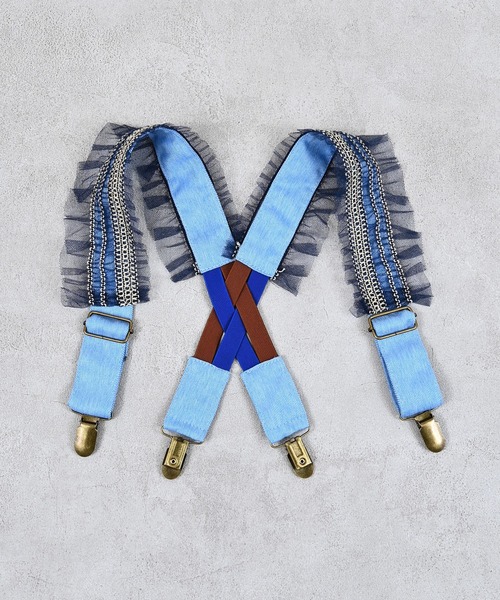 MARKEY'S（マーキーズ）の「チュールフリルサスペンダー（サスペンダー・キッズ・ピンク/ブルー・M/S）」の2枚目の写真