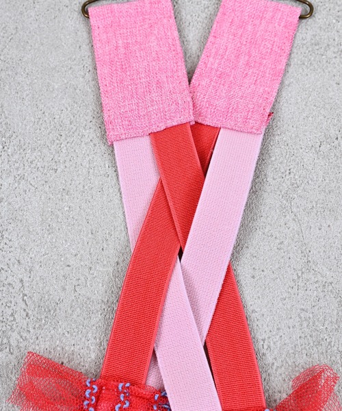 MARKEY'S（マーキーズ）の「チュールフリルサスペンダー（サスペンダー・キッズ・ピンク/ブルー・M/S）」の8枚目の写真