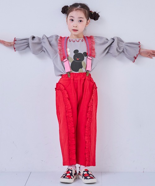 MARKEY'S（マーキーズ）の「チュールフリルサスペンダー（サスペンダー・キッズ・ピンク/ブルー・M/S）」の15枚目の写真