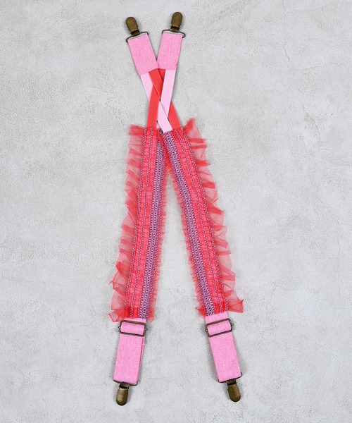 MARKEY'S（マーキーズ）の「チュールフリルサスペンダー（サスペンダー・キッズ・ピンク/ブルー・M/S）」の4枚目の写真