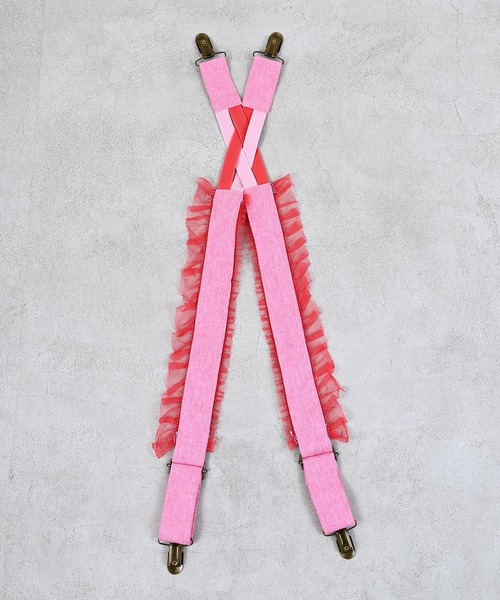 MARKEY'S（マーキーズ）の「チュールフリルサスペンダー（サスペンダー・キッズ・ピンク/ブルー・M/S）」の5枚目の写真