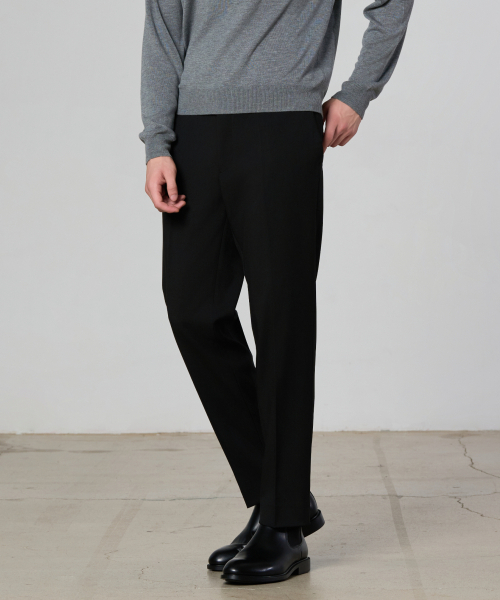 HYOJI(ヒョージ)の「スリムスラックス (F01-3カラー)(スラックス・メンズ・ブラック/ブラウン/チャコール・L/M/XL/S)」の5枚目の写真
