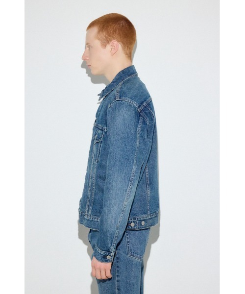 AZUL by moussy(アズールバイマウジー)の「サードタイプデニムジャケット(デニムジャケット・メンズ・ブラック/ブルー・LARGE/MEDIUM/SMALL)」の20枚目の写真