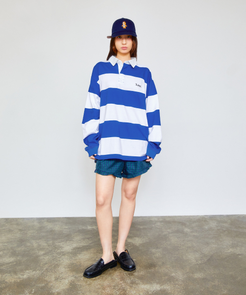 LMCの「STRIPE GOTHIC NAME RUGBY SHIRT black(ポロシャツ・レディース・その他・S/M/L/XL)」の22枚目の写真