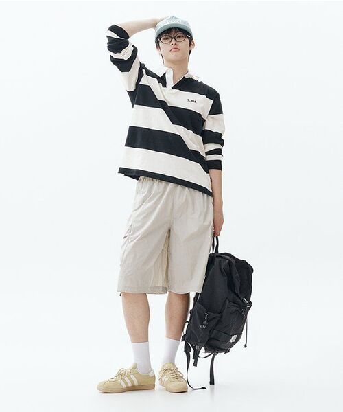 LMCの「STRIPE GOTHIC NAME RUGBY SHIRT black(ポロシャツ・レディース・その他・S/M/L/XL)」の19枚目の写真