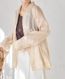 JOURNAL STANDARD | 《追加》シアーレースビッグシャツ(シャツ/ブラウス)