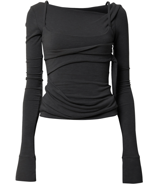 FLAREUP(フレアアップ)の「Layered Bustier Long Sleeve (FL-105_Black)(Tシャツ/カットソー・レディース・ブラック・OS)」の7枚目の写真