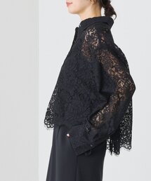 RIVE DROITE | 【女性らしい抜け感】レースクロップドシャツ(シャツ/ブラウス)