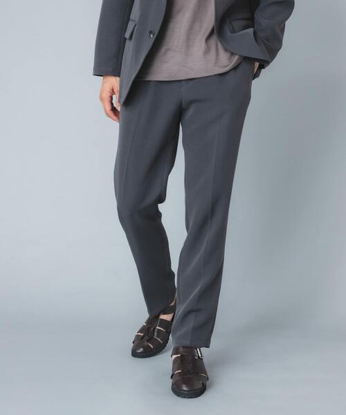 URBAN RESEARCH ROSSO MEN(アーバンリサーチロッソメン)の「『イージーケア』ハイパフォーマンス快適イージースラックス(スラックス・メンズ・ブラック/チャコールグレー/ネイビー・SMALL/MEDIUM/LARGE/X-LARGE)」の3枚目の写真