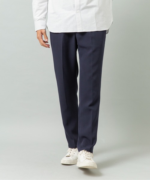 URBAN RESEARCH ROSSO MEN(アーバンリサーチロッソメン)の「『イージーケア』ハイパフォーマンス快適イージースラックス(スラックス・メンズ・ブラック/チャコールグレー/ネイビー・SMALL/MEDIUM/LARGE/X-LARGE)」の3枚目の写真