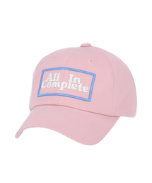 ALLINCOMPLETE（オールインコンプリート）の「ムンロゴキャップ (ミュートピンク)（キャップ）」