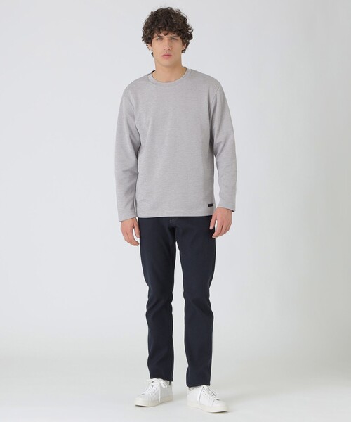 BLACK LABEL CRESTBRIDGE(ブラックレーベル・クレストブリッジ)の「パーシャルチェックニットソー(Tシャツ/カットソー・メンズ・ブラック/ピンク系その他2/オフホワイト/ライトグレー・XL/L/M)」の16枚目の写真