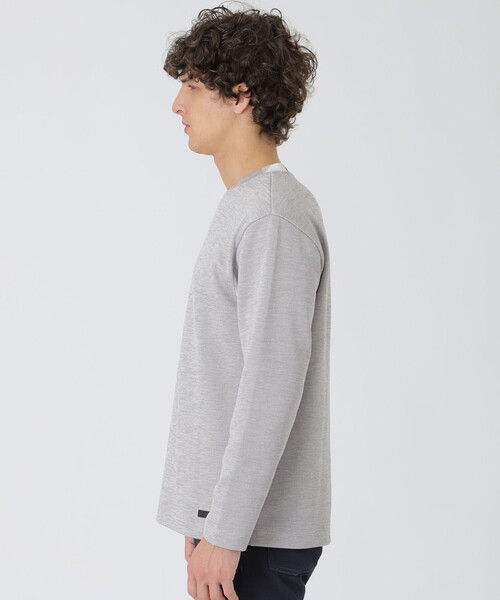 BLACK LABEL CRESTBRIDGE(ブラックレーベル・クレストブリッジ)の「パーシャルチェックニットソー(Tシャツ/カットソー・メンズ・ブラック/ピンク系その他2/オフホワイト/ライトグレー・XL/L/M)」の17枚目の写真