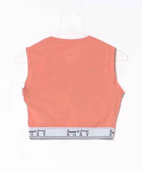 ROXY(ロキシー)の「【ROXY/ロキシー】SUNSET WAVES S/L/ショート丈 カップ付き ワンポイントロゴ タンクトップ(タンクトップ・レディース・レッド・LARGE)」の2枚目の写真