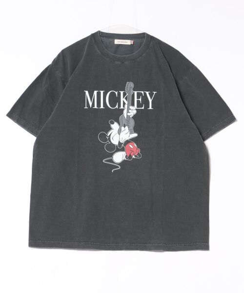 JUGLANS(ユグランス)の「【GOOD ROCK SPEED】 MickeyMouse Tshirts 26FDS005W / ミッキーマウス 半袖Tシャツ(Tシャツ/カットソー・メンズ・チャコール・XL/L/M)」の1枚目の写真