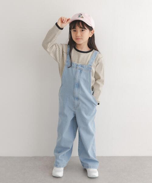 URBAN RESEARCH DOORS（アーバンリサーチドアーズ）の「『親子リンク』『150サイズあり』フロントZIPサロペット(KIDS)（ワンピース・キッズ・ホワイト系その他/インディゴブルー・120/150/135）」の11枚目の写真