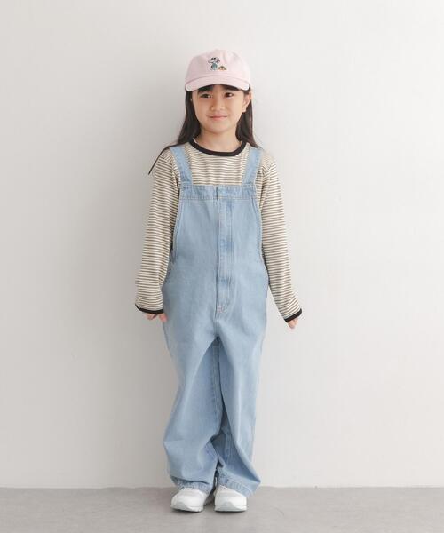 URBAN RESEARCH DOORS（アーバンリサーチドアーズ）の「『親子リンク』『150サイズあり』フロントZIPサロペット(KIDS)（ワンピース・キッズ・ホワイト系その他/インディゴブルー・120/150/135）」の12枚目の写真