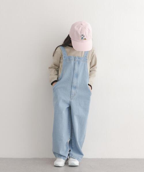 URBAN RESEARCH DOORS（アーバンリサーチドアーズ）の「『親子リンク』『150サイズあり』フロントZIPサロペット(KIDS)（ワンピース・キッズ・ホワイト系その他/インディゴブルー・120/150/135）」の13枚目の写真