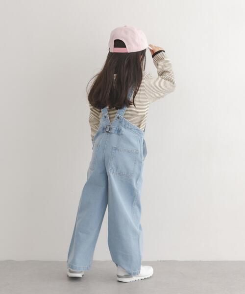URBAN RESEARCH DOORS（アーバンリサーチドアーズ）の「『親子リンク』『150サイズあり』フロントZIPサロペット(KIDS)（ワンピース・キッズ・ホワイト系その他/インディゴブルー・120/150/135）」の14枚目の写真