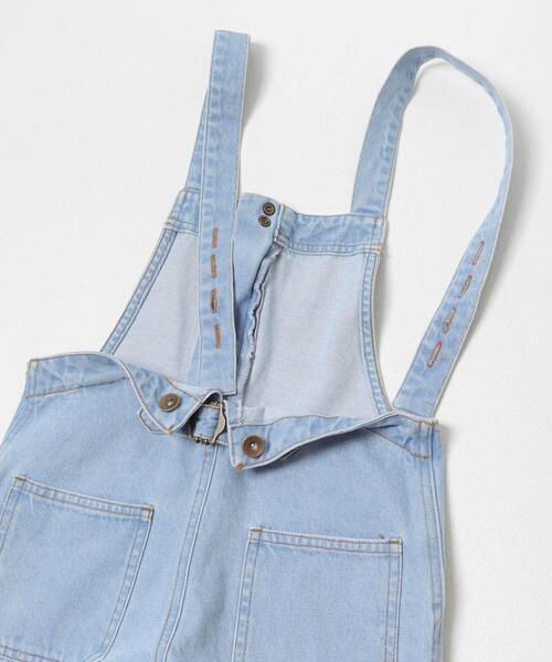 URBAN RESEARCH DOORS（アーバンリサーチドアーズ）の「『親子リンク』『150サイズあり』フロントZIPサロペット(KIDS)（ワンピース・キッズ・ホワイト系その他/インディゴブルー・120/150/135）」の20枚目の写真