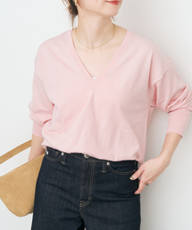 Spick & Span | Emil cotoni Vネックプルオーバー(ニット/セーター)