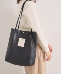 ITS'DEMO（イッツデモ）の「【A4対応】合皮ハンドルタックトート（トートバッグ）」